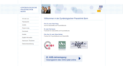 Desktop Screenshot of gyn-praxisklinik-bonn.de